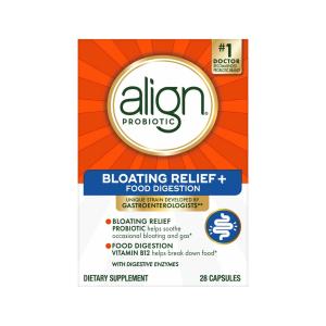 Align Probiotic Bloating Relief + Food Digestion Capsules