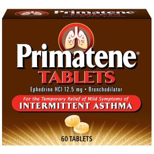 Primatene Bronkaid, Intermittent Asthma, 60 Tabs