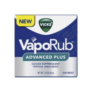 Vicks VapoRub Advanced Plus Cough Ointment, 1.76 Oz