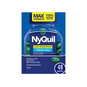 Vicks Cold & Flu, Ultra Concentrated, Max Strength, Liquicaps