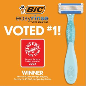 BiC Easy Rinse Razors, 4 Blades