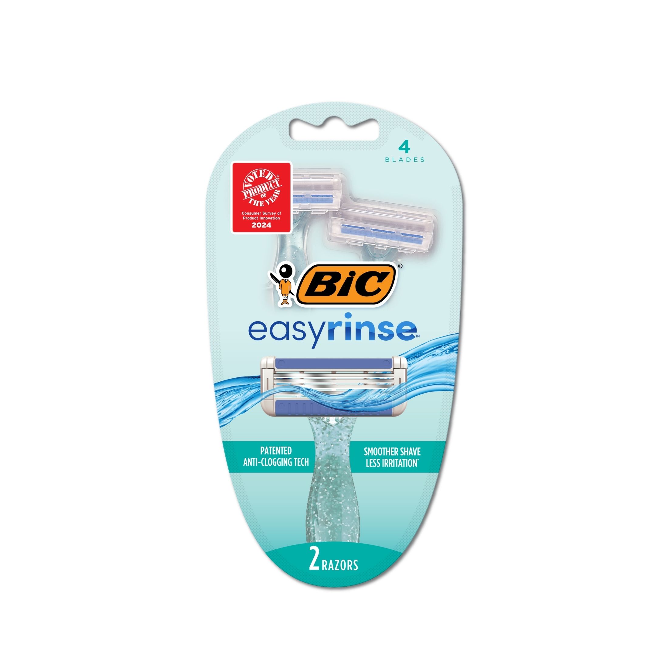 BiC Easy Rinse Razors, 4 Blades