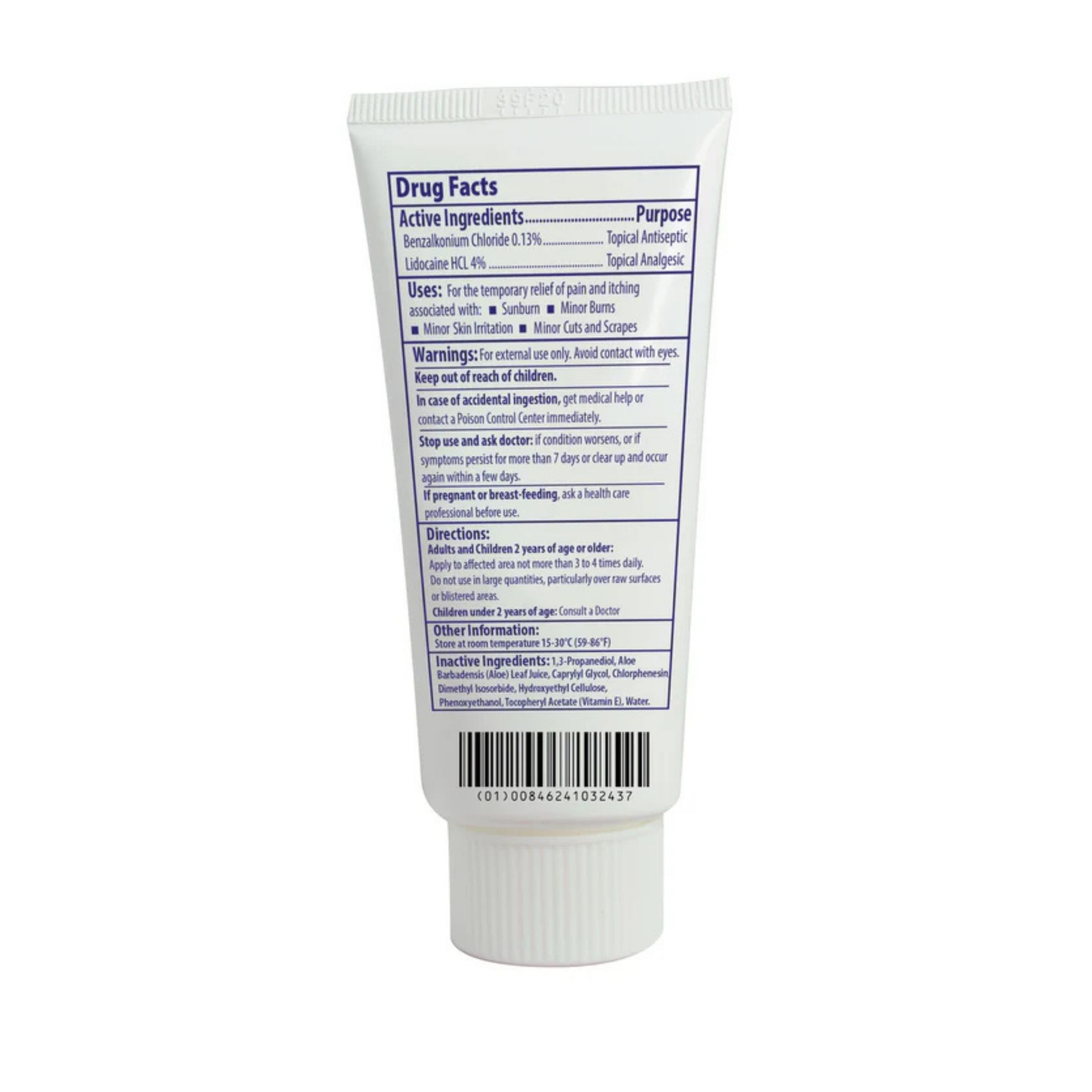 Alocane Plus Topical Anesthetic Gel, 2 Oz