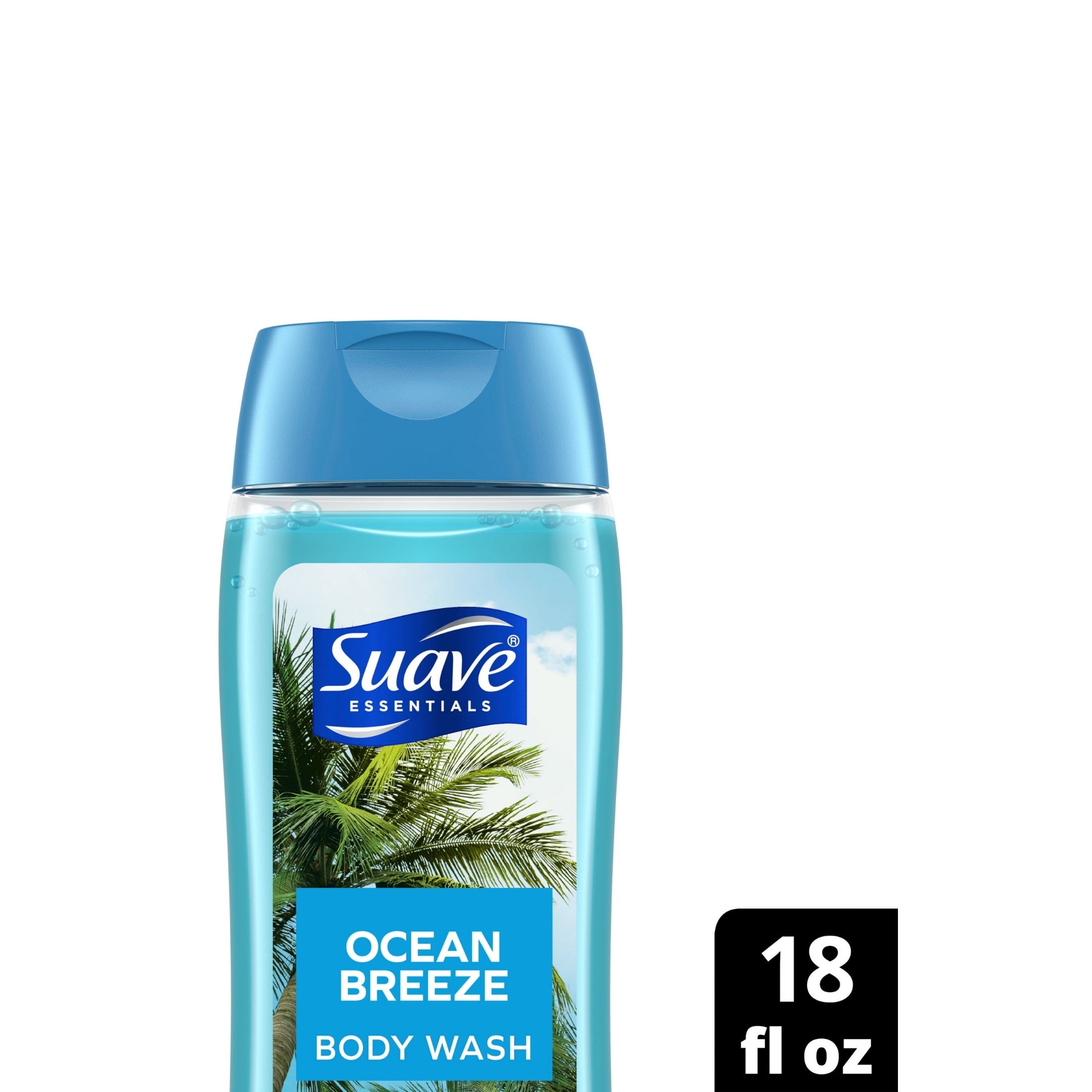 Suave Essentials Body Wash, Ocean Breeze, Refreshing 18 Fl Oz
