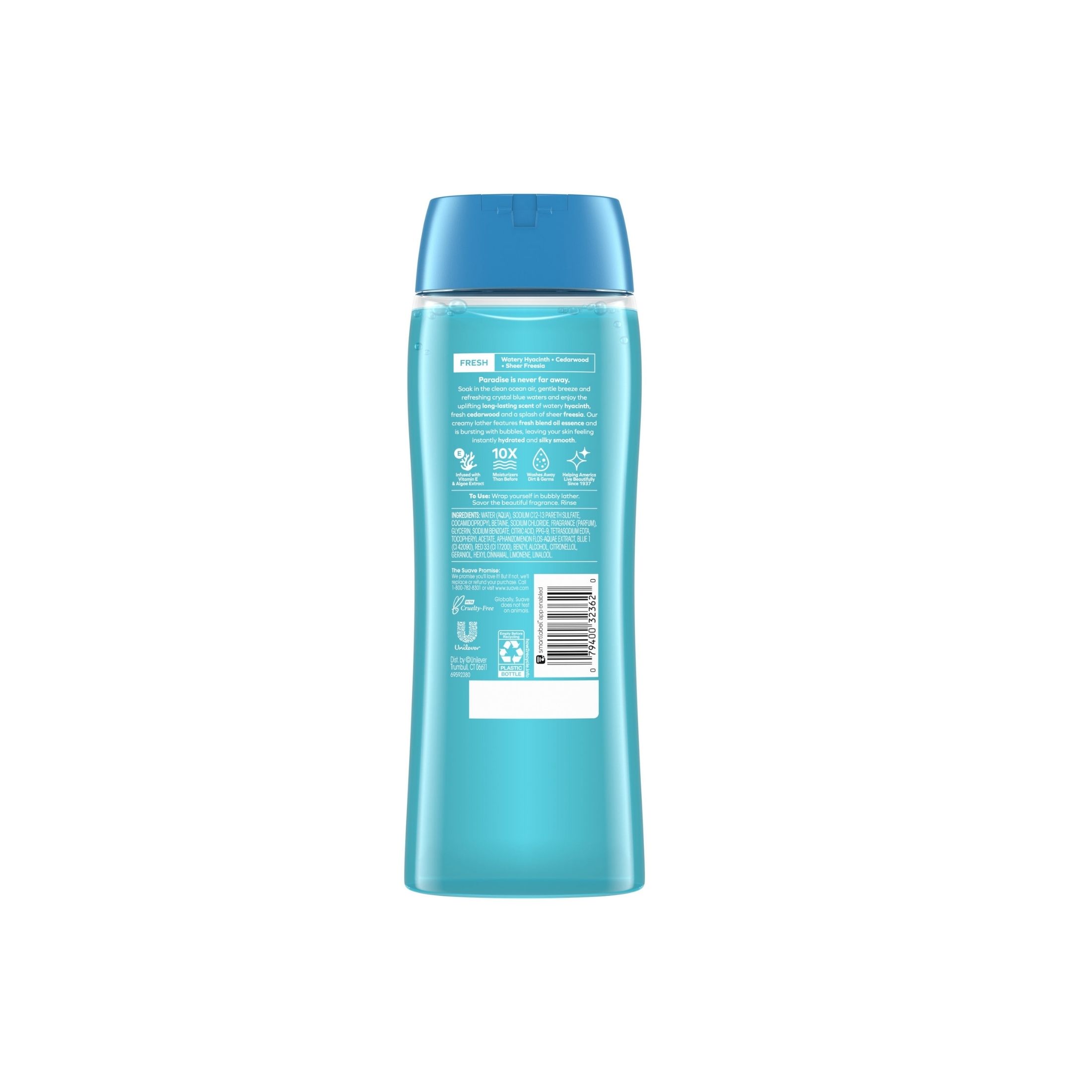 Suave Essentials Body Wash, Ocean Breeze, Refreshing 18 Fl Oz