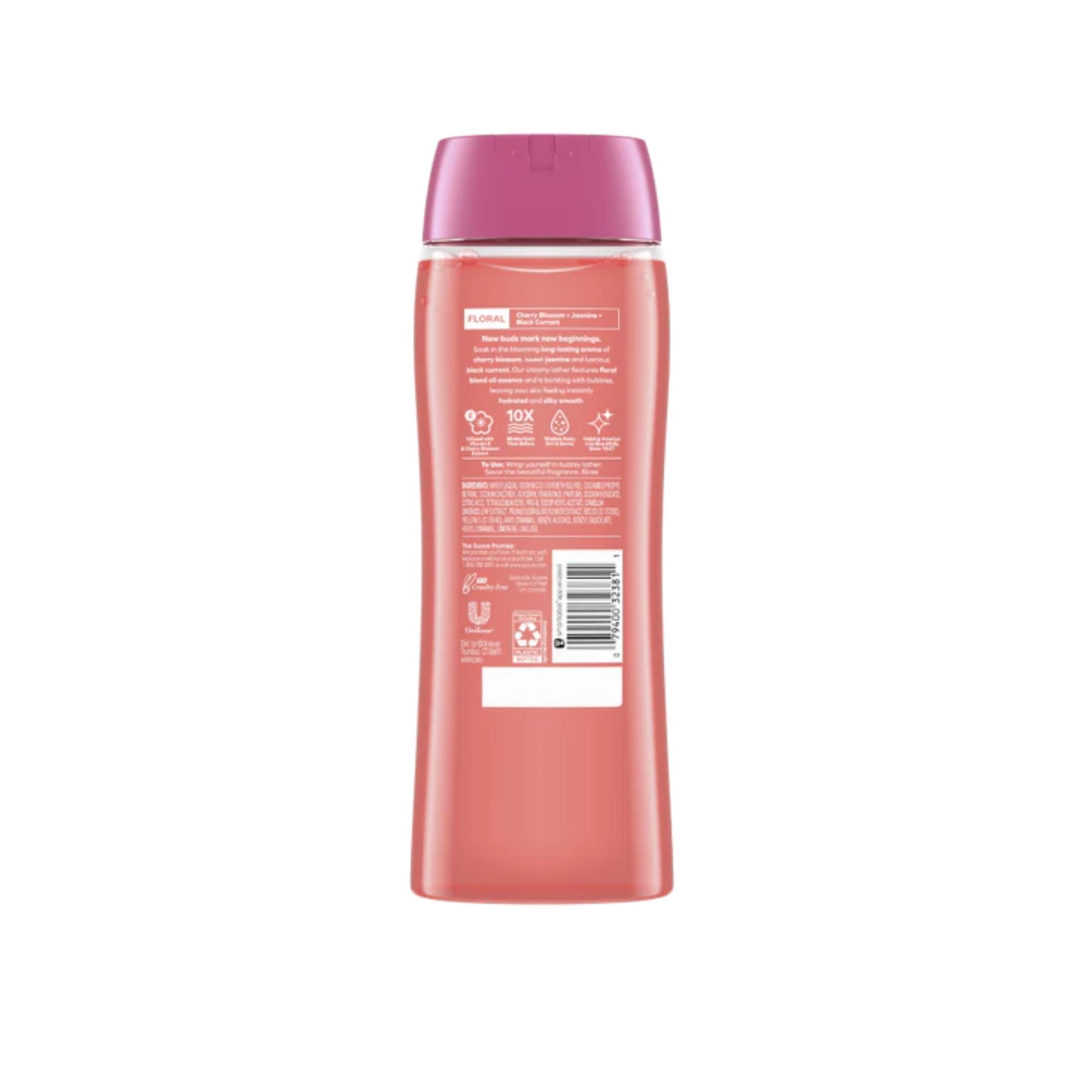 Suave Essentials Body Wash, Gentle, Wild Cherry Blossom 18 Fl Oz