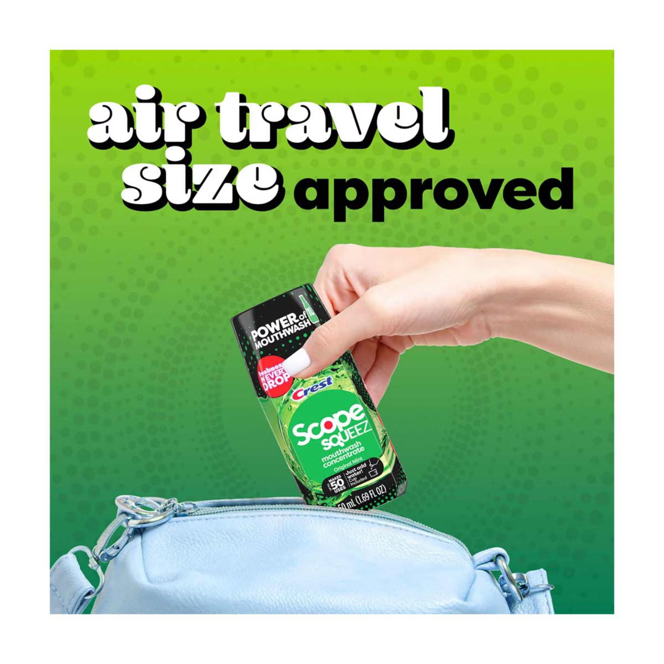 Crest Scope Squeez Mouthwash Concentrate - Original Mint - 1.69 Fl Oz