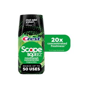 Crest Scope Squeez Mouthwash Concentrate - Original Mint - 1.69 Fl Oz