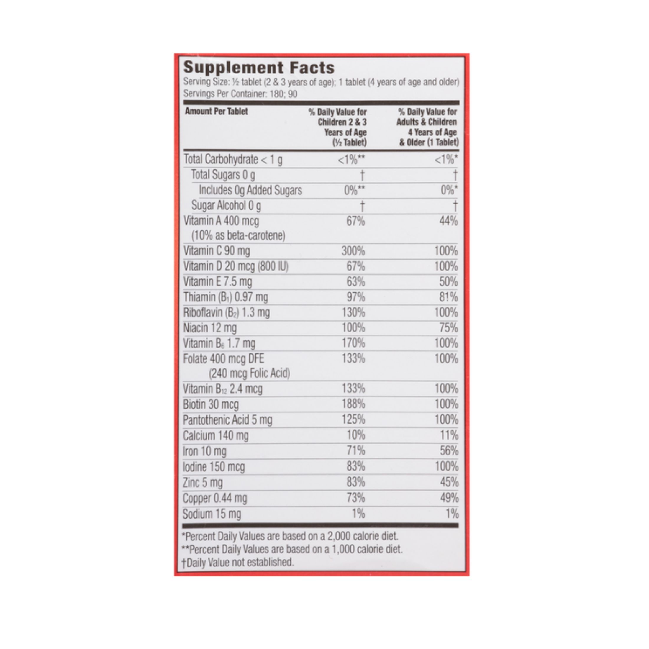 Flintstones Complete Multivitamin, Chewable Tablets