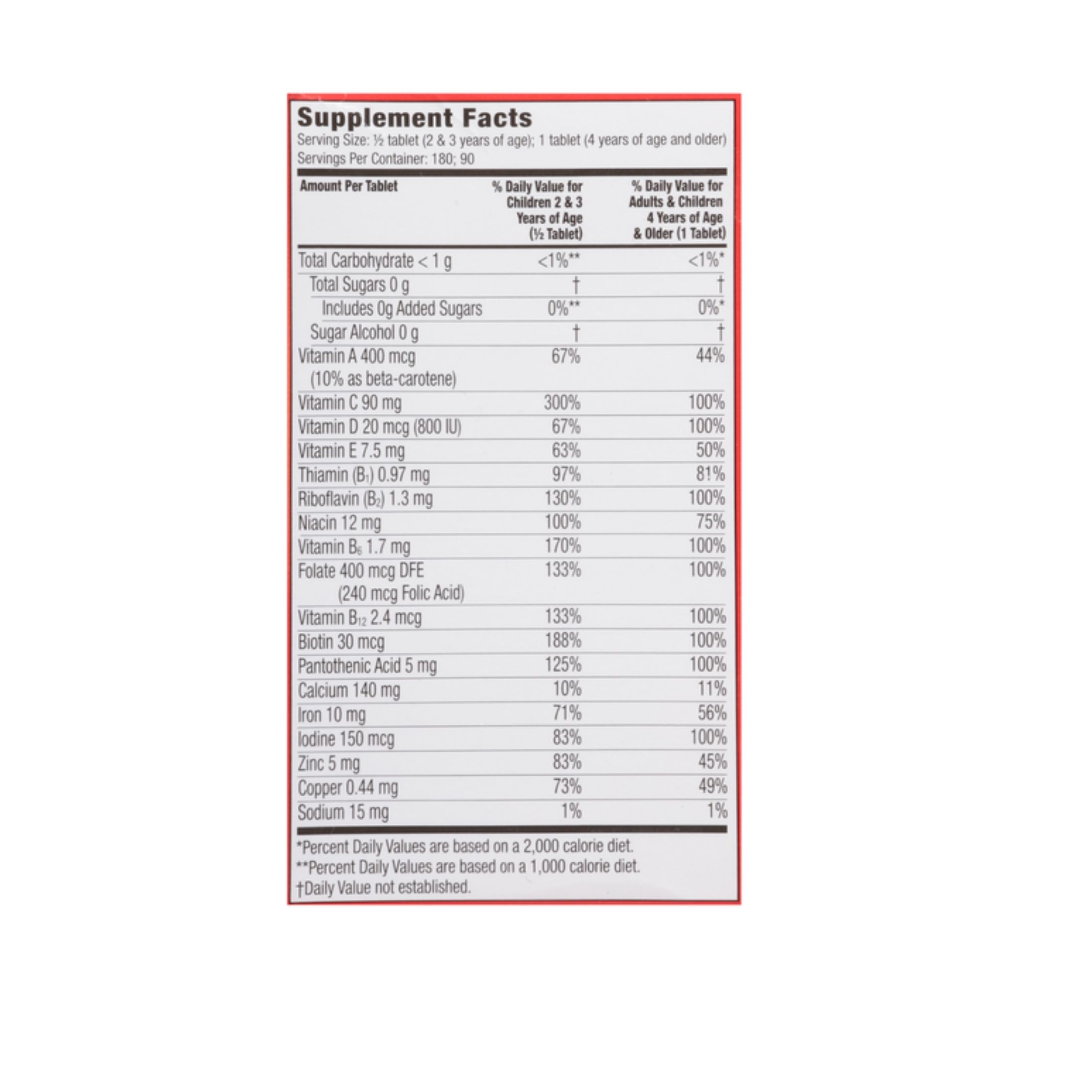 Flintstones Complete Multivitamin, Chewable Tablets
