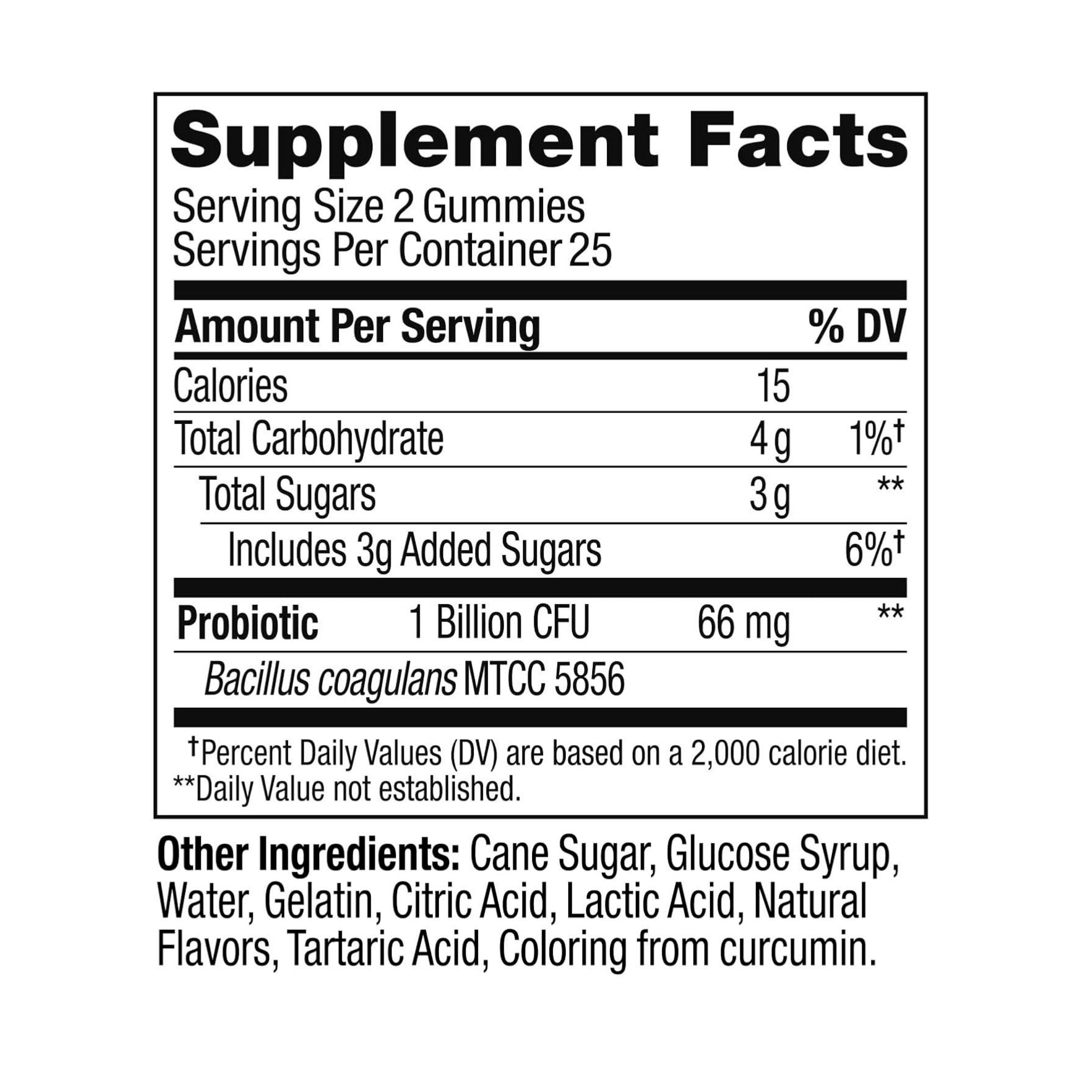 Olly Chewable Probiotic Supplement Gummy - Tropical Mango