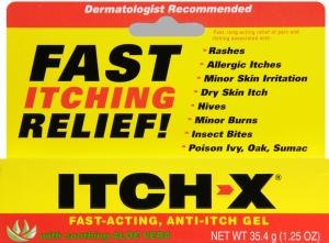 Itch X Anti Gel, With Soothing Aloe Vera 1.25 Oz