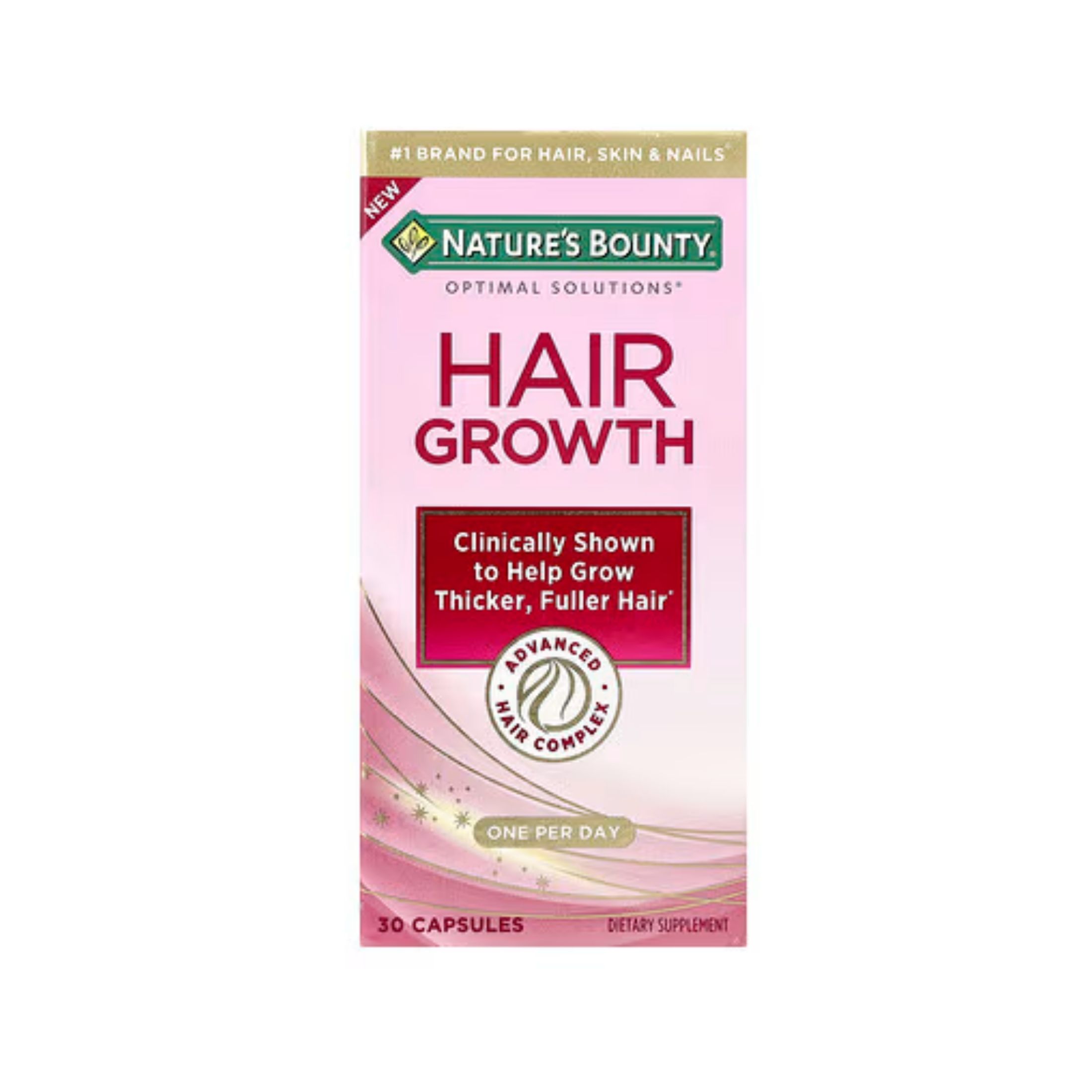Nature's Bounty Optimal Solutions Hair Growth Supplement Capsules