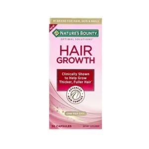 Nature's Bounty Optimal Solutions Hair Growth Supplement Capsules