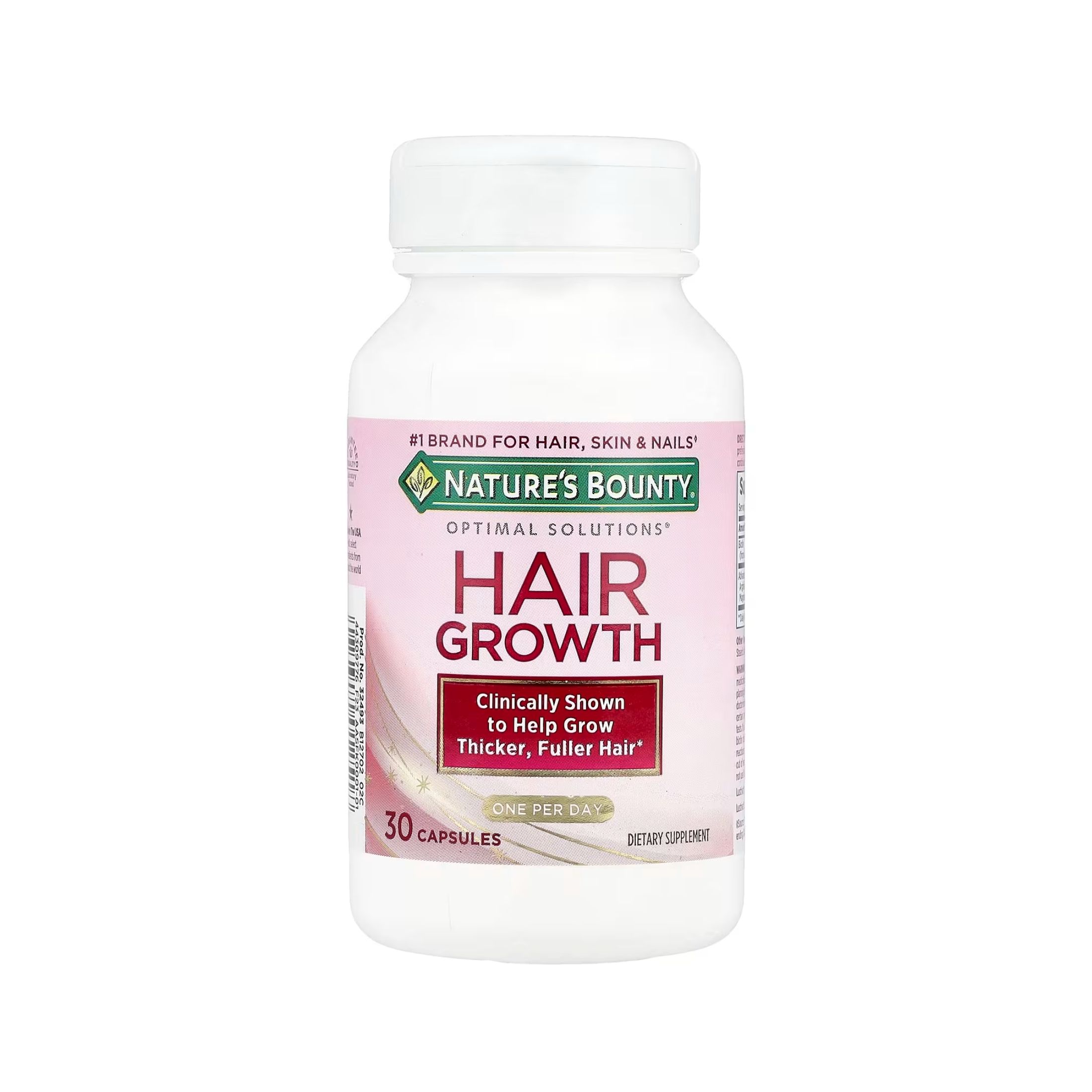 Nature's Bounty Optimal Solutions Hair Growth Supplement Capsules