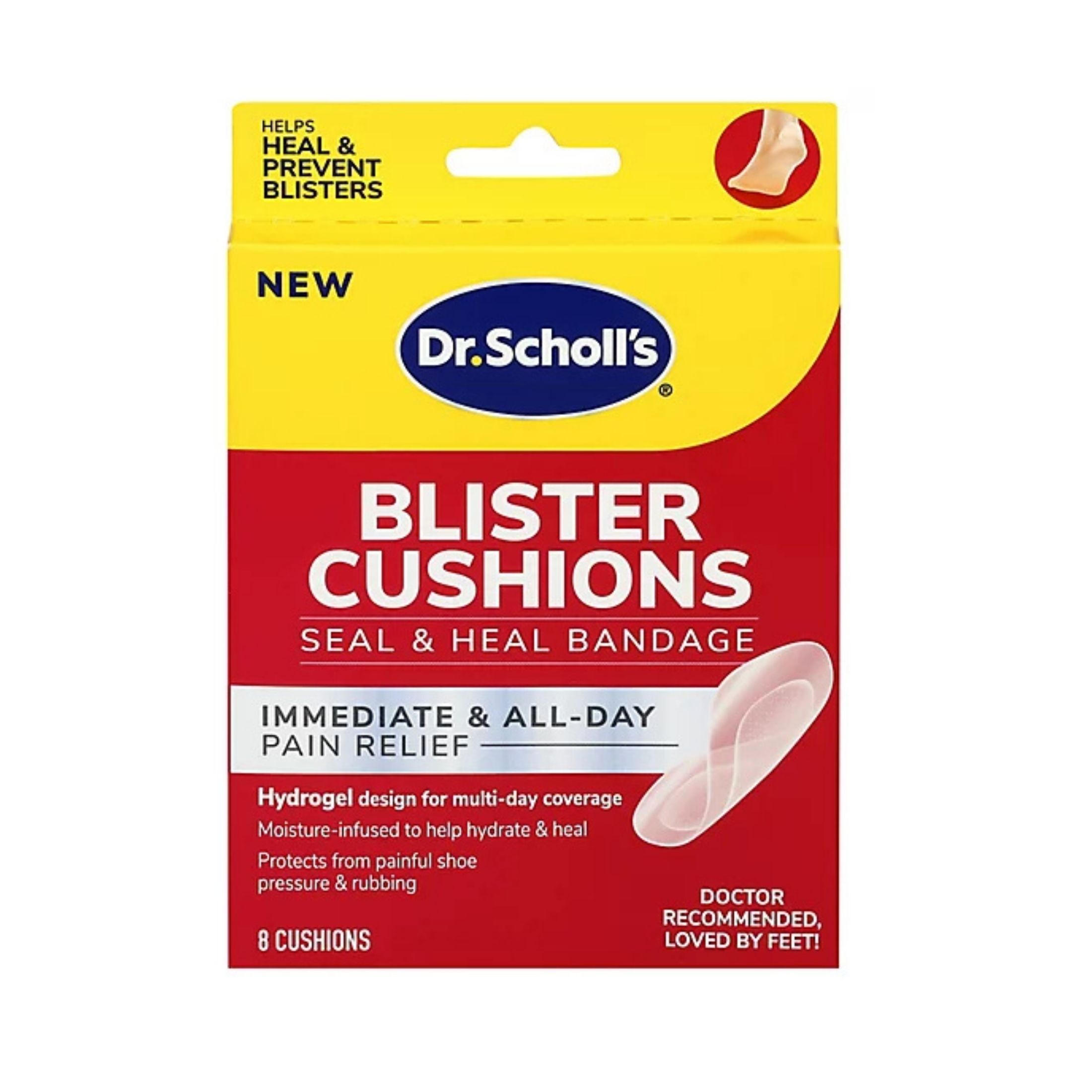 Dr. Scholl's Blister Cushions Seal & Heal Bandage With Hydrogel Technology