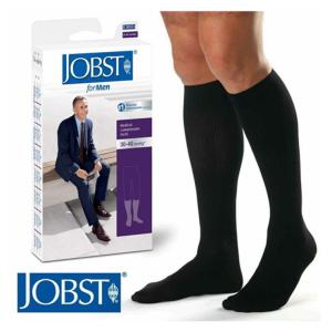 Jobst For Men Knee High Closed Toe Socks-30-40 mmHg