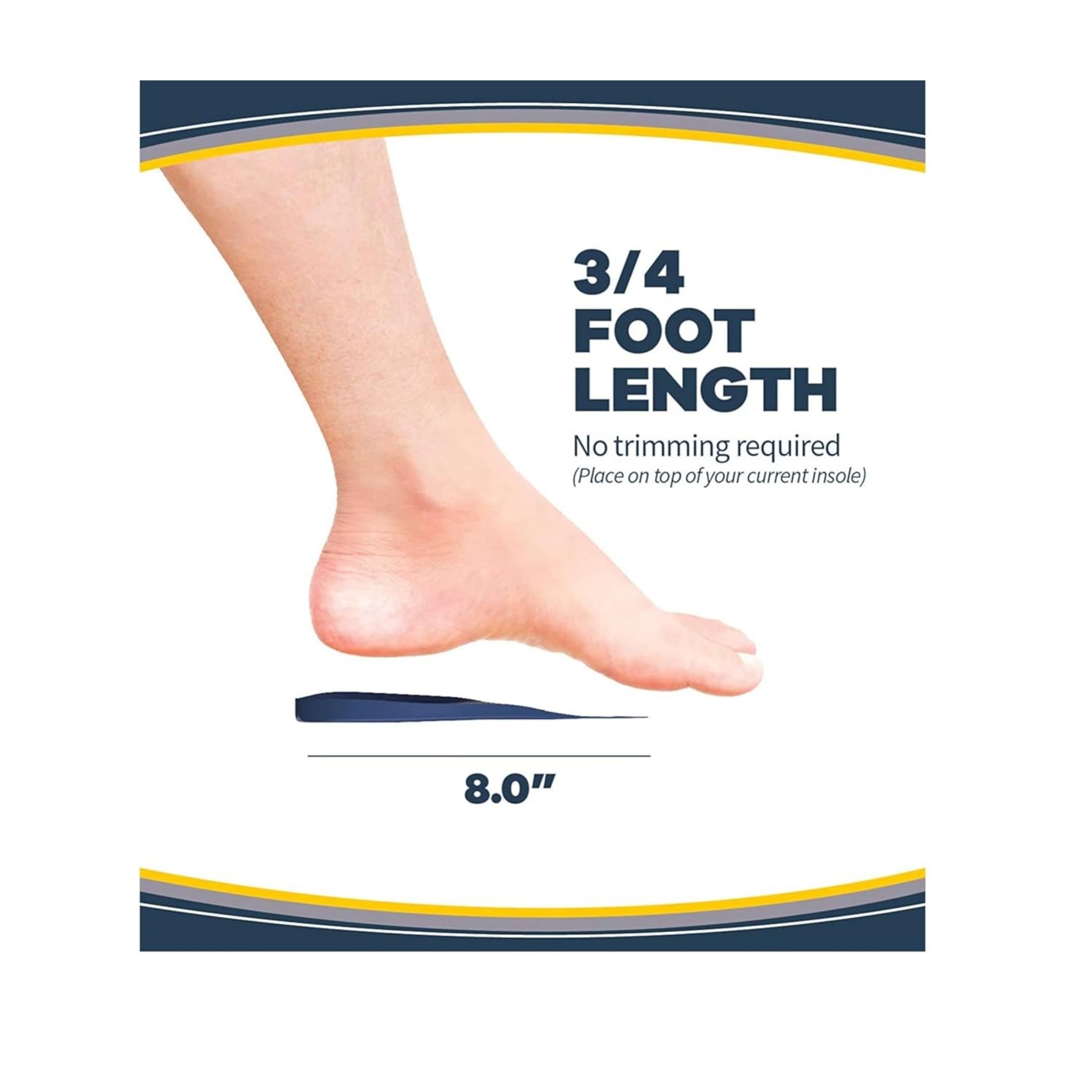 Dr. Scholl's Orthotics, Heel & Arch, Pain Relief, Men's, Shoe Sizes 8 12