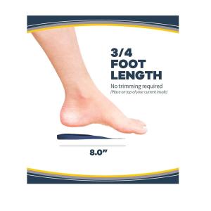 Dr. Scholl's Orthotics, Heel & Arch, Pain Relief, Men's, Shoe Sizes 8 12