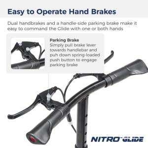 Drive Medical Nitro Glide Knee Walker Knee Scooter Crutch Alternative