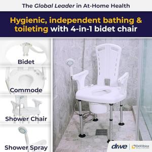 Drive Medical PreserveTech Aquachair Transfer Accessory With Curtain Guard Protection