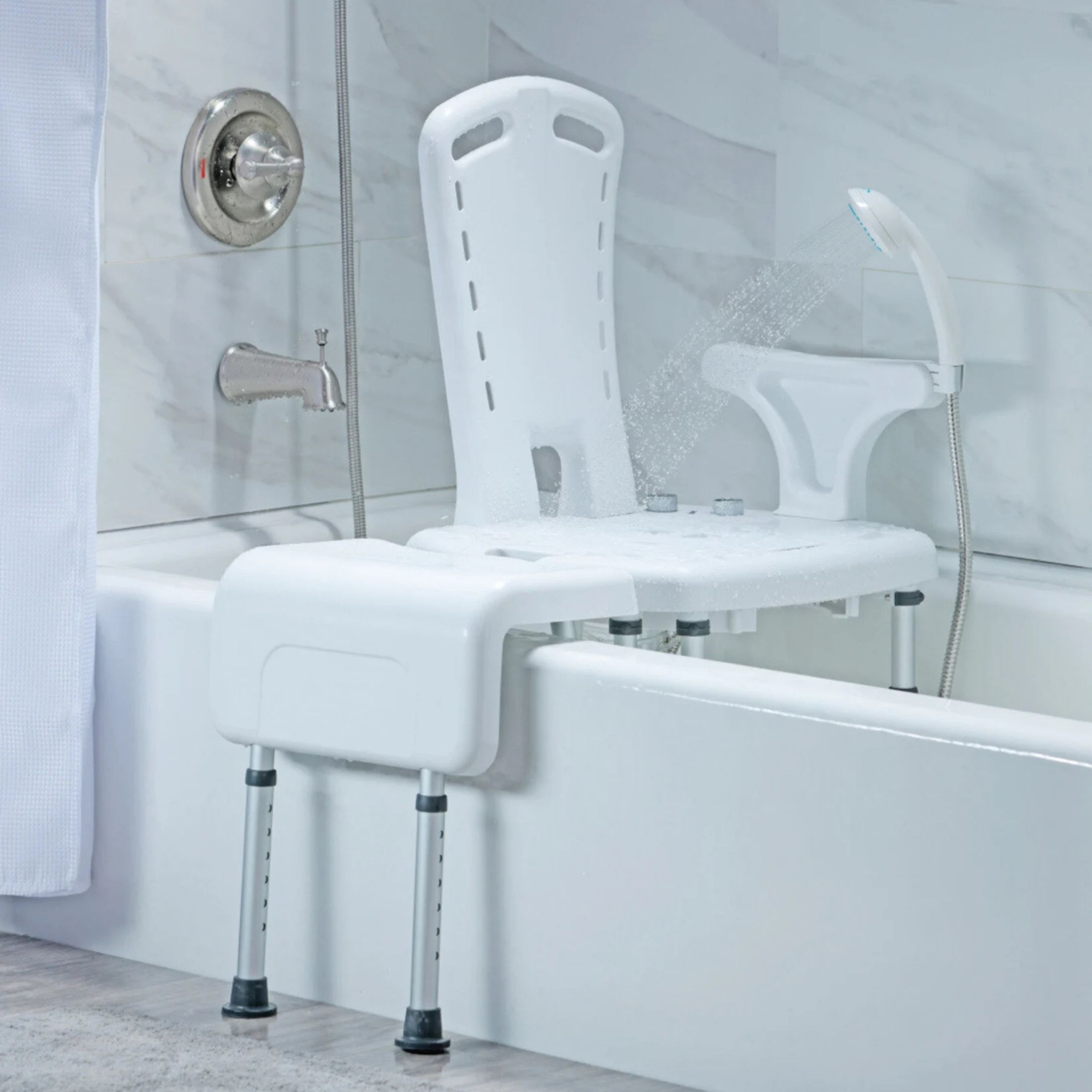 Drive Medical PreserveTech Aquachair Transfer Accessory With Curtain Guard Protection