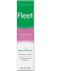 Fleet Laxative Bisacodyl Enema For Adult Constipation 1.25 Fl Oz