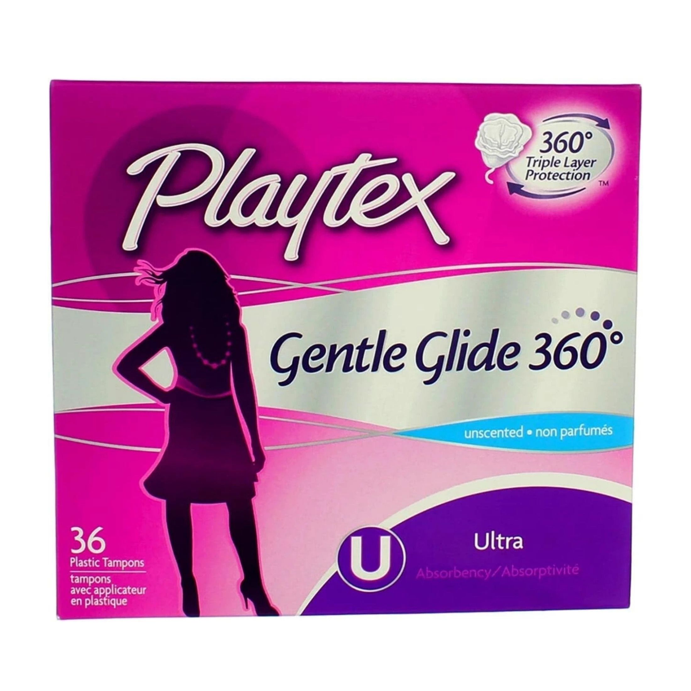 Playtex Gentle Glide Unscented Super Absorbency Tampons 36