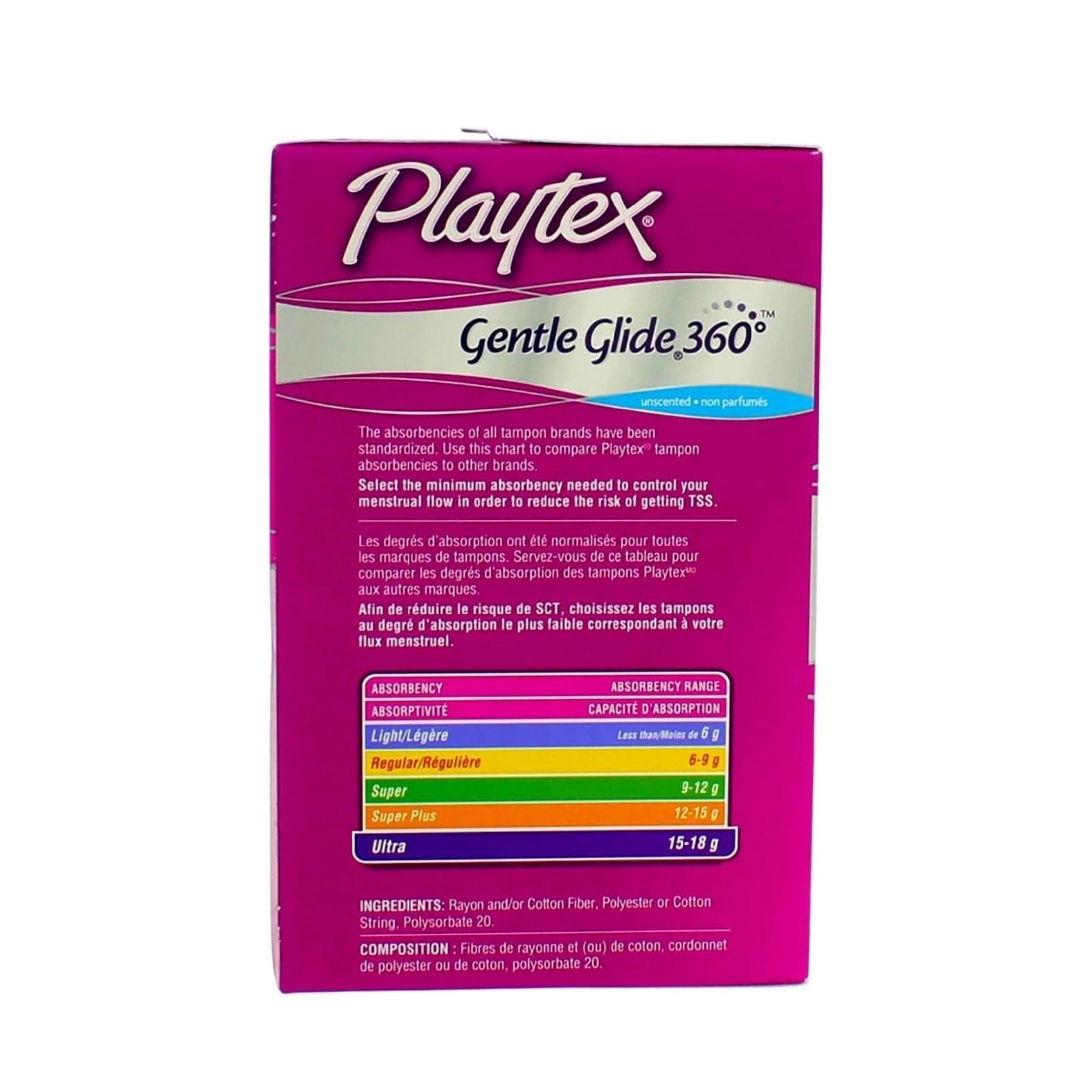 Playtex Gentle Glide Unscented Super Absorbency Tampons 36