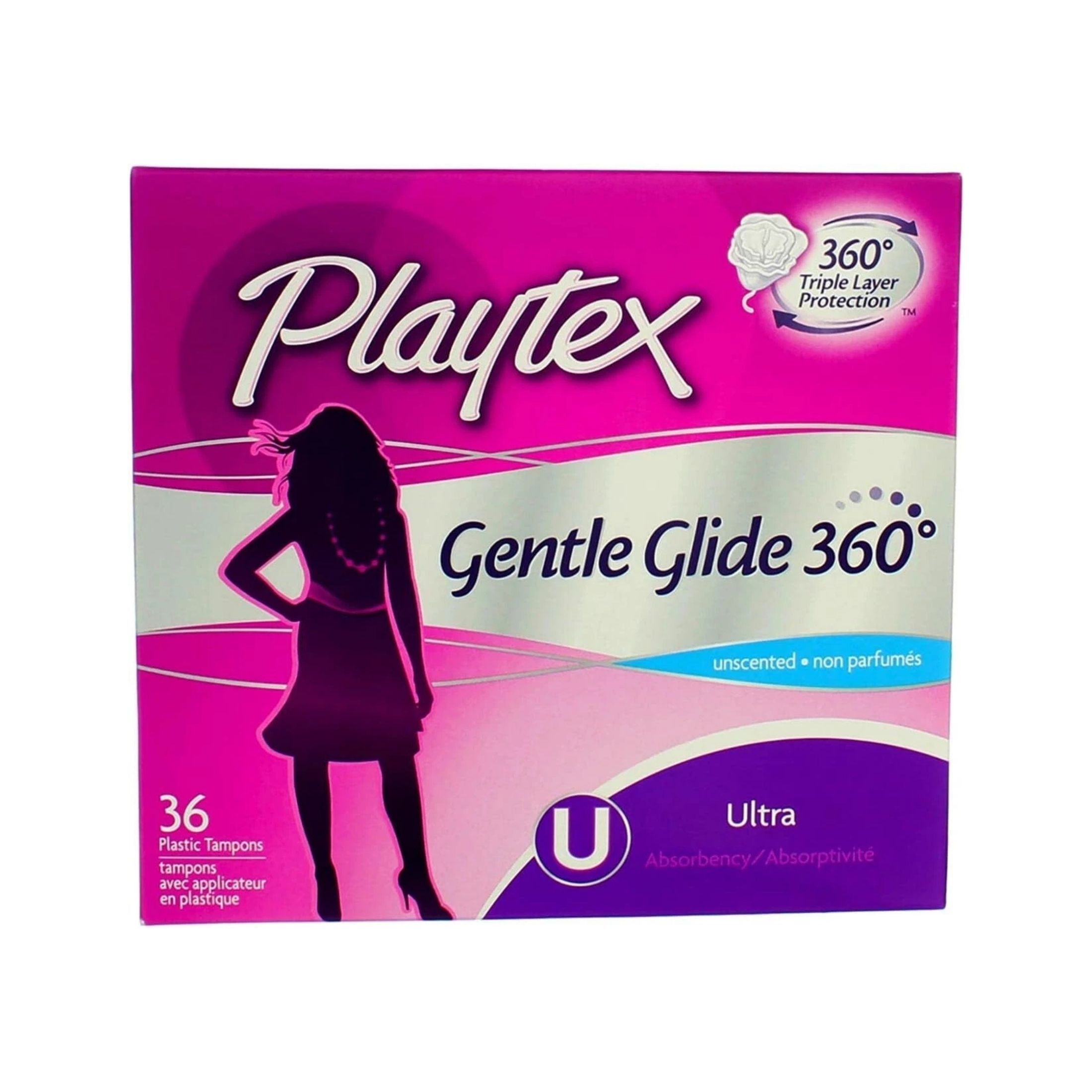 Playtex Gentle Glide Unscented Super Absorbency Tampons 36