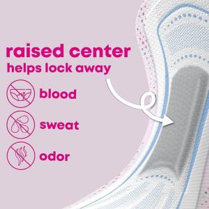 U by Kotex Balance Ultra Thin Pads With Wings, Regular Absorbency