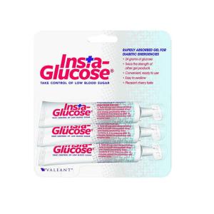 Valeant Insta Oral Glucose Gel, Tri Pack - 31 Gm