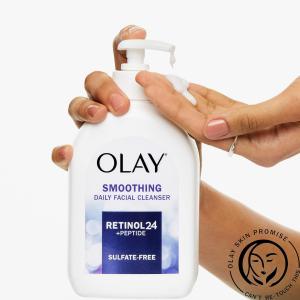 Olay Smoothing Daily Facial Cleanser Retinol 24 + Peptide