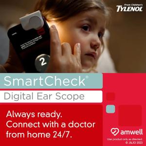 Children's TYLENOL SmartCheck From Digital Ear Scope Otoscope