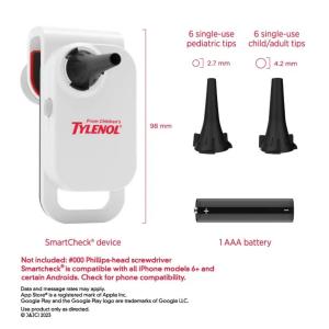 Children's TYLENOL SmartCheck From Digital Ear Scope Otoscope