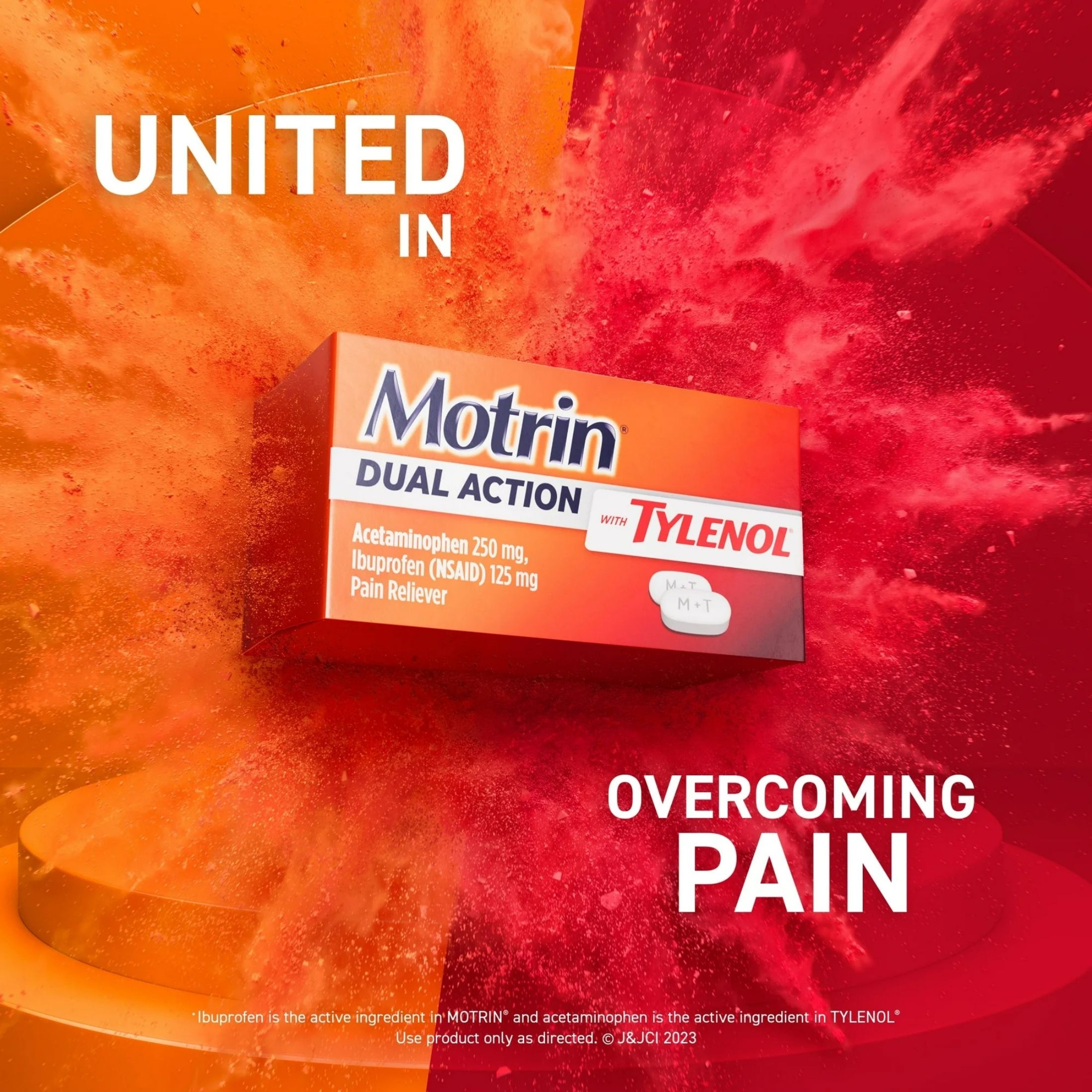 Motrin Dual Action With Tylenol, Ibuprofen & Acetaminophen