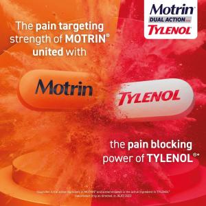 Motrin Dual Action With Tylenol, Ibuprofen & Acetaminophen