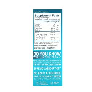 Kori Krill Oil Multi-Benefit Omega-3 Softgels, 1,200 Mg, 30CT