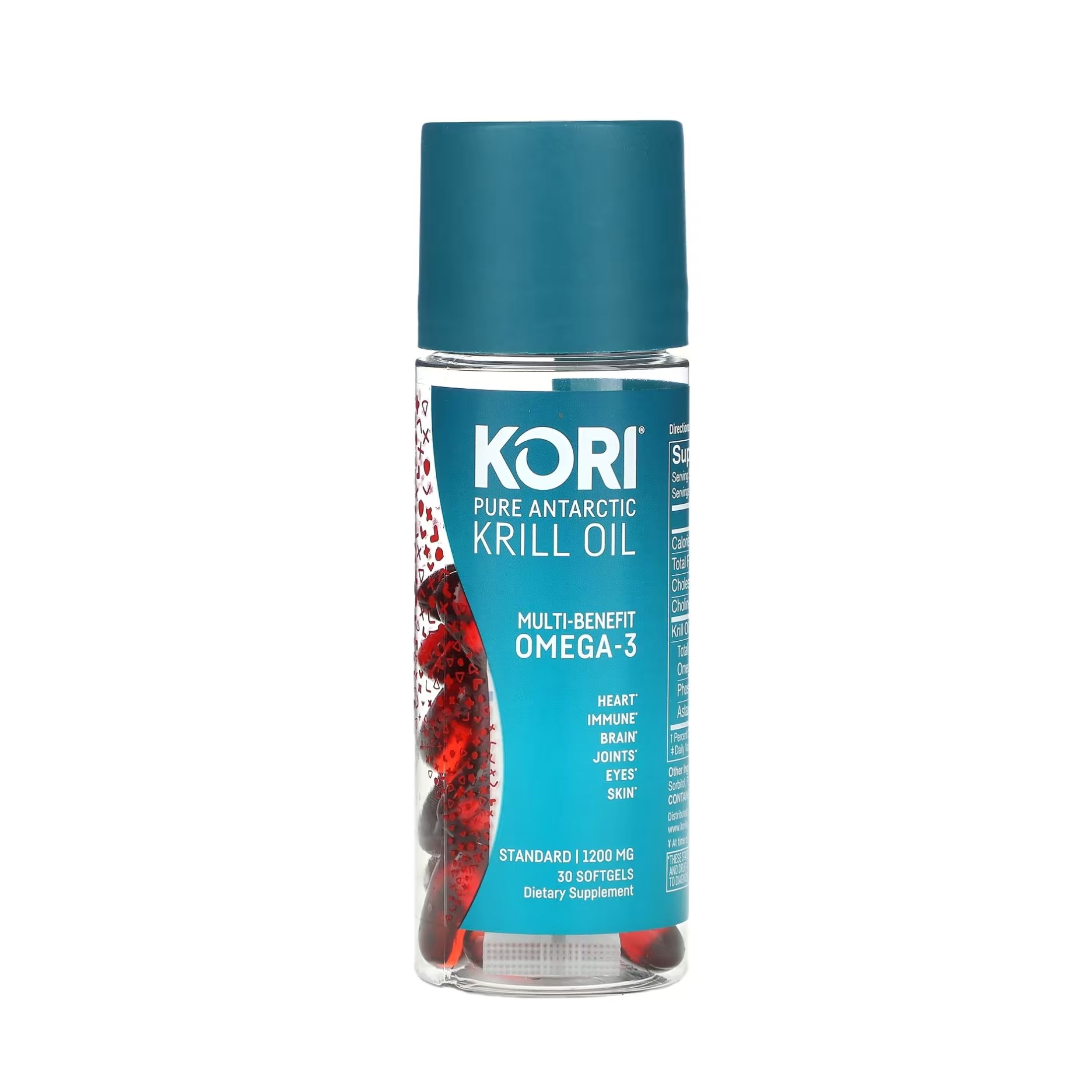 Kori Krill Oil Multi-Benefit Omega-3 Softgels, 1,200 Mg, 30CT