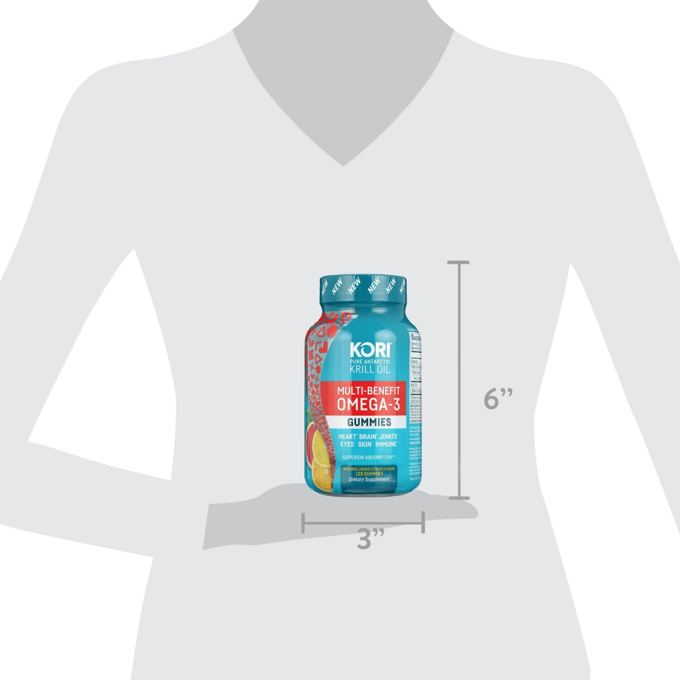 Kori Krill Oil Omega-3 Gummies