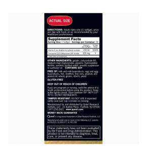 Qunol Ultra 100 Mg CoQ10 Dietary Supplement Softgels