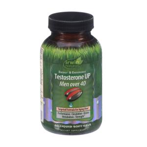 Irwin Naturals Energy & Endurance Testosterone UP Men Over 40 Softgels