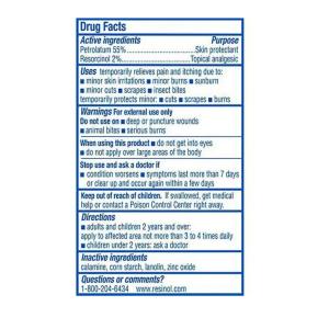 Resinol Medicated Ointment With Zinc Oxide 1.75 Oz Tube