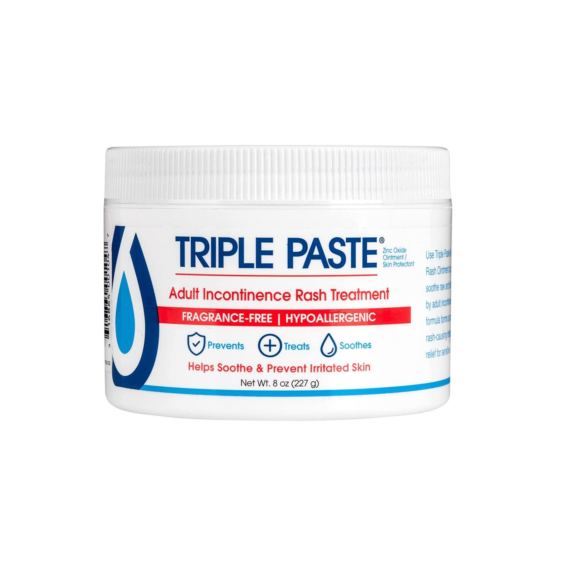 Triple Paste Adult Incontinence Rash Treatment - 8 Oz