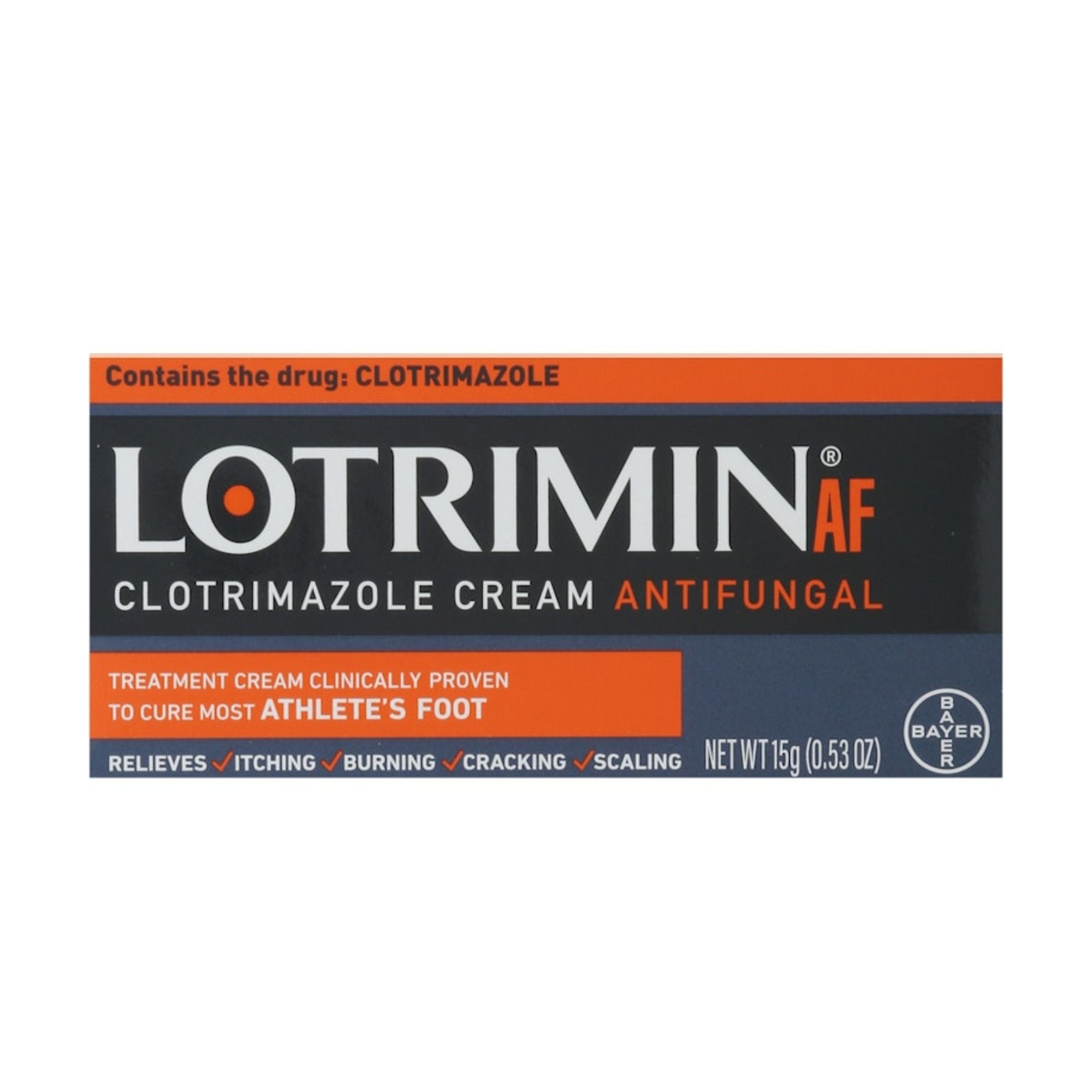 Lotrimin Treatment Cream, Antifungal, Athlete's Foot 0.53 Oz
