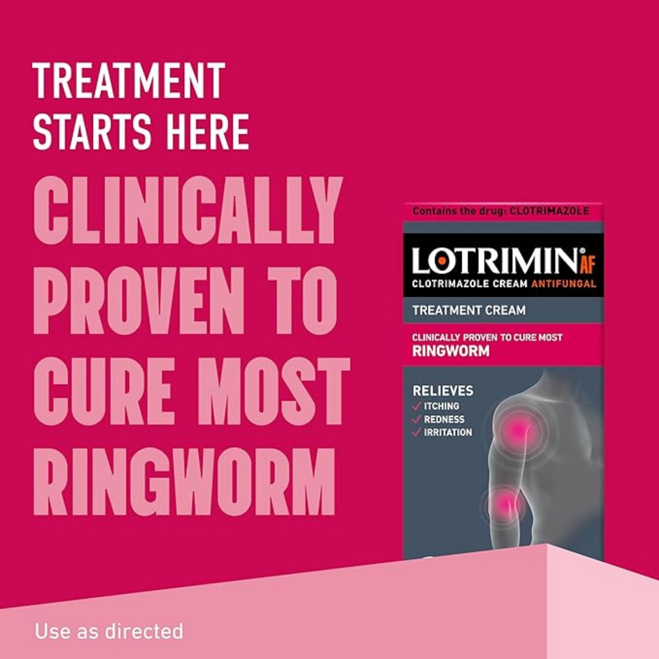 Lotrimin Treatment Cream, Antifungal, Ringworm