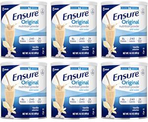 Ensure Original Nutrition Powder Vanilla Shake Mix 14 Oz Can