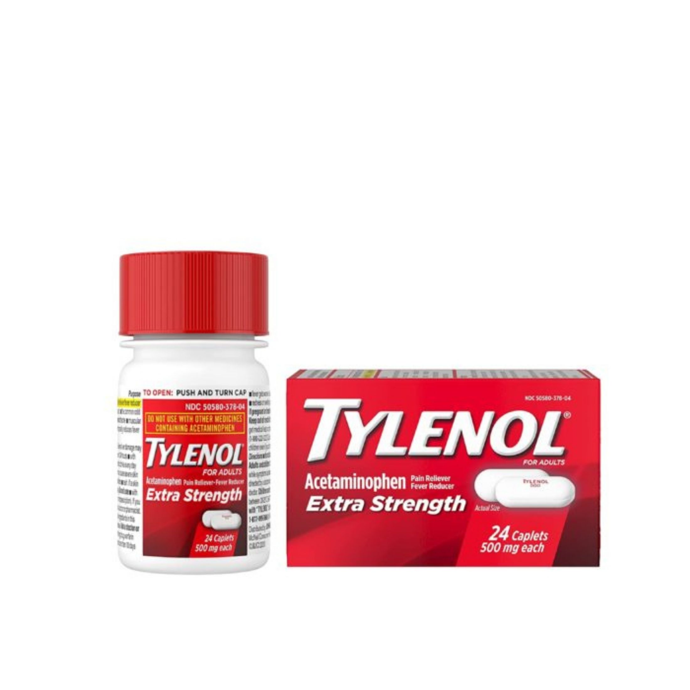 Tylenol Extra Strength Pain Reliever 500mg 24ct