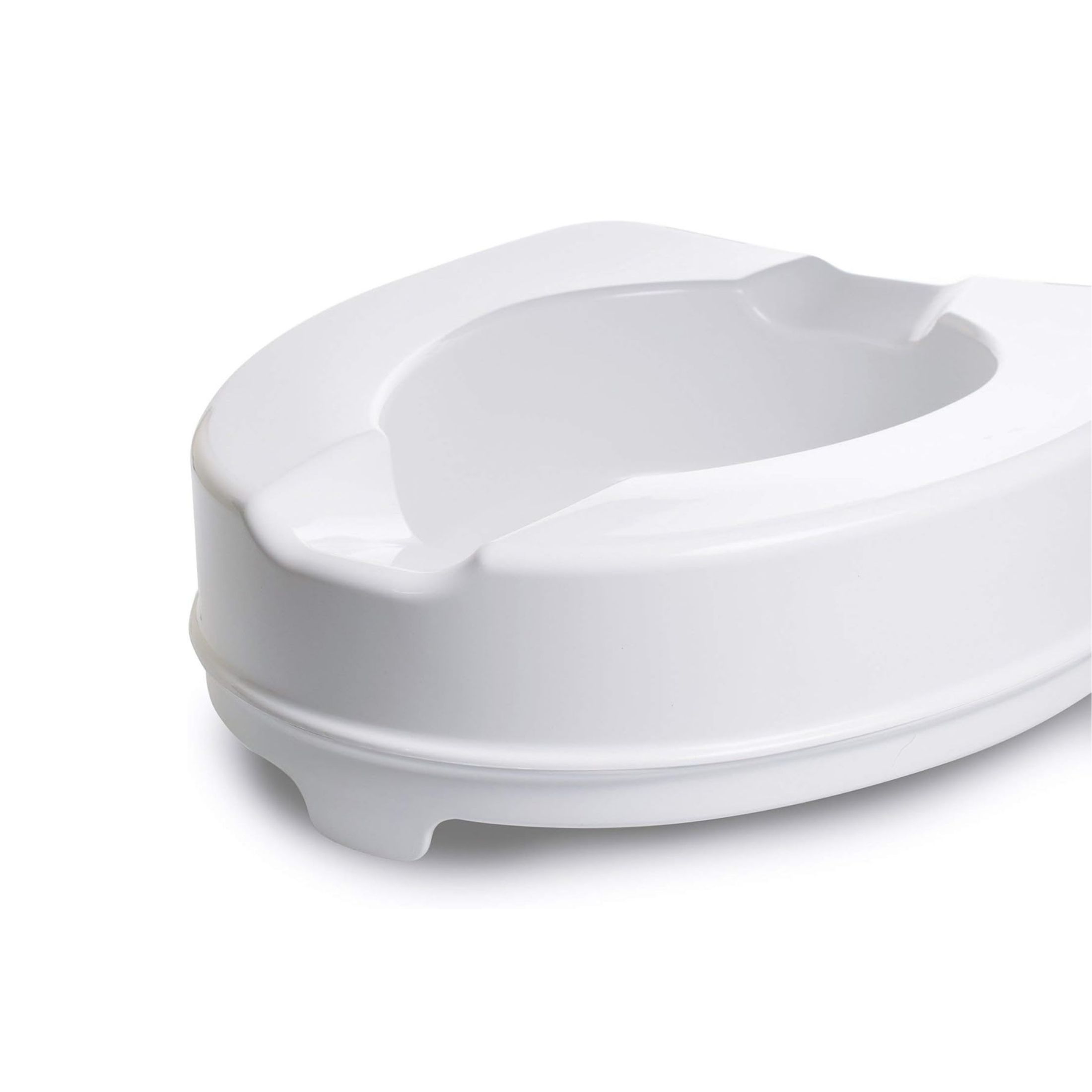 McKesson White Plastic Raised Toilet Seat