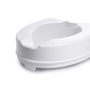 McKesson White Plastic Raised Toilet Seat